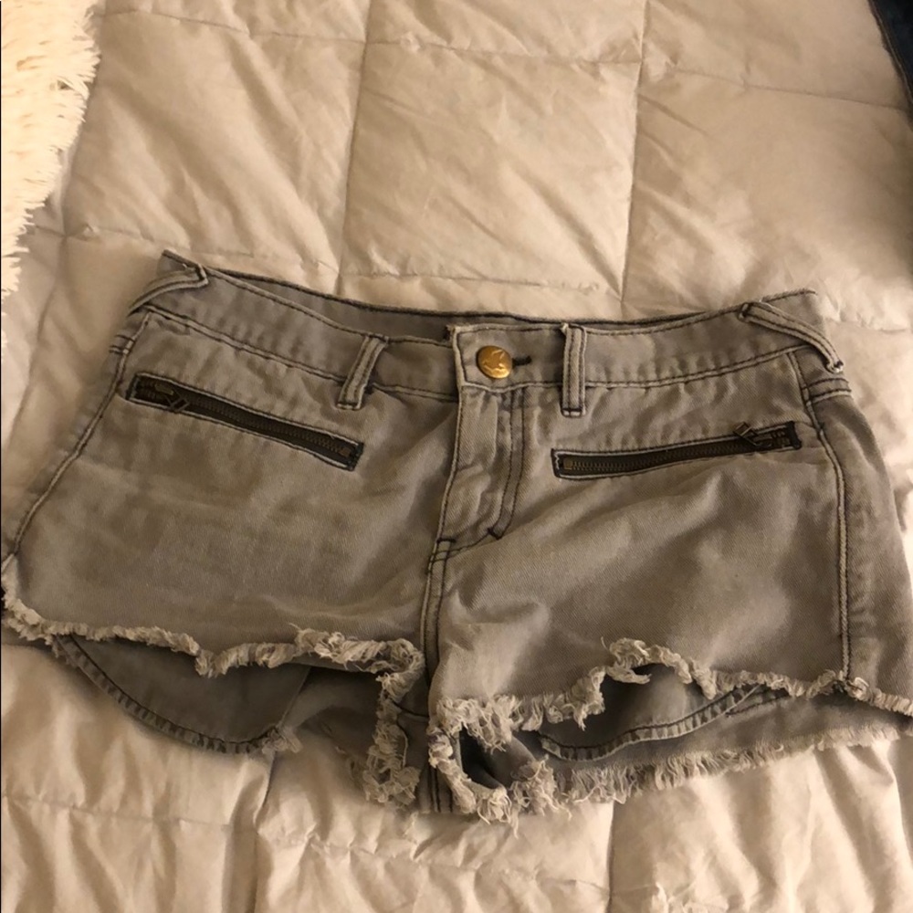 Free People Jean shorts